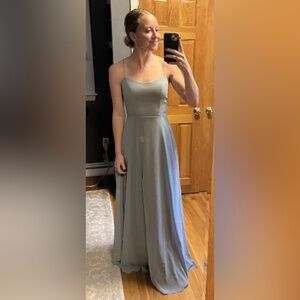 Jenny Yoo, Size 2, Dusty Blue Dress